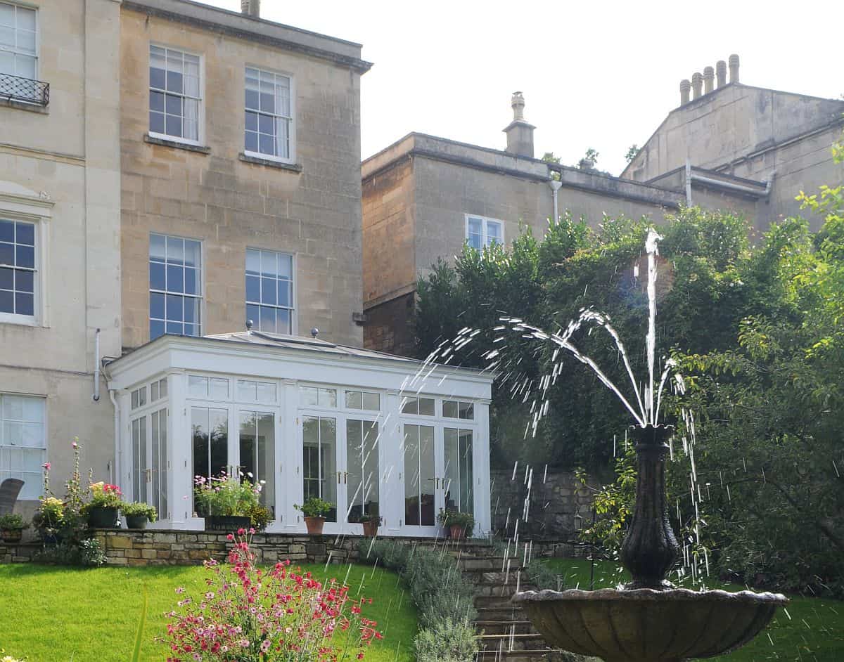 orangery painted white