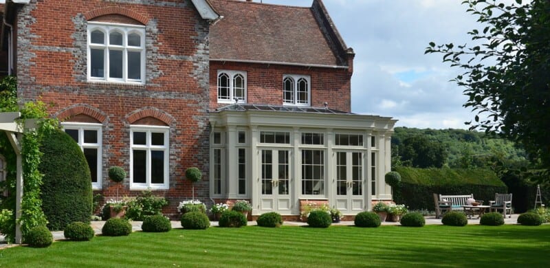 luxury orangery exterior