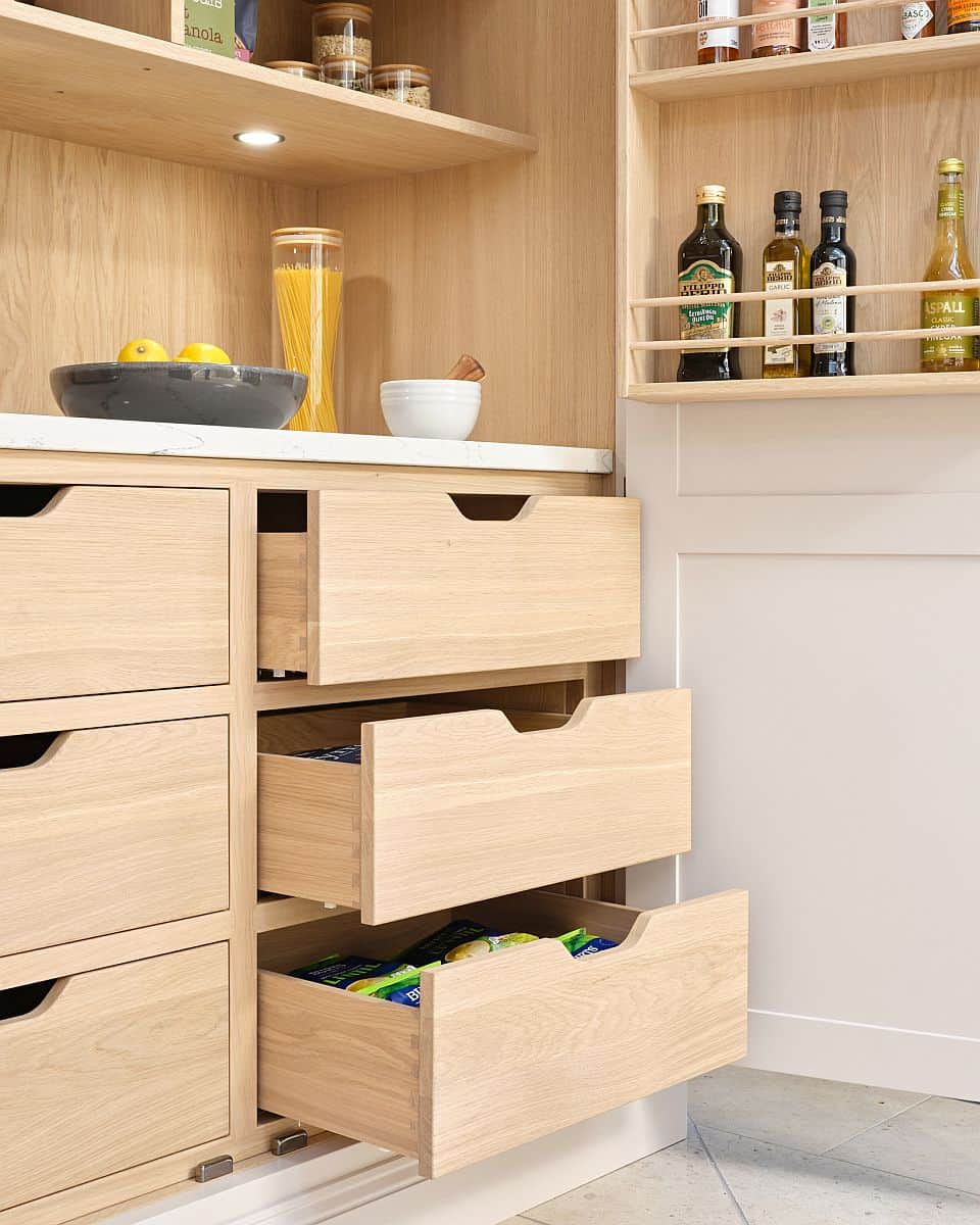 bespoke kitchen pull-out drawers