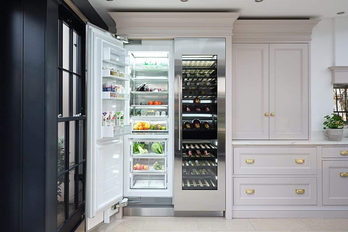 luxury wine fridge