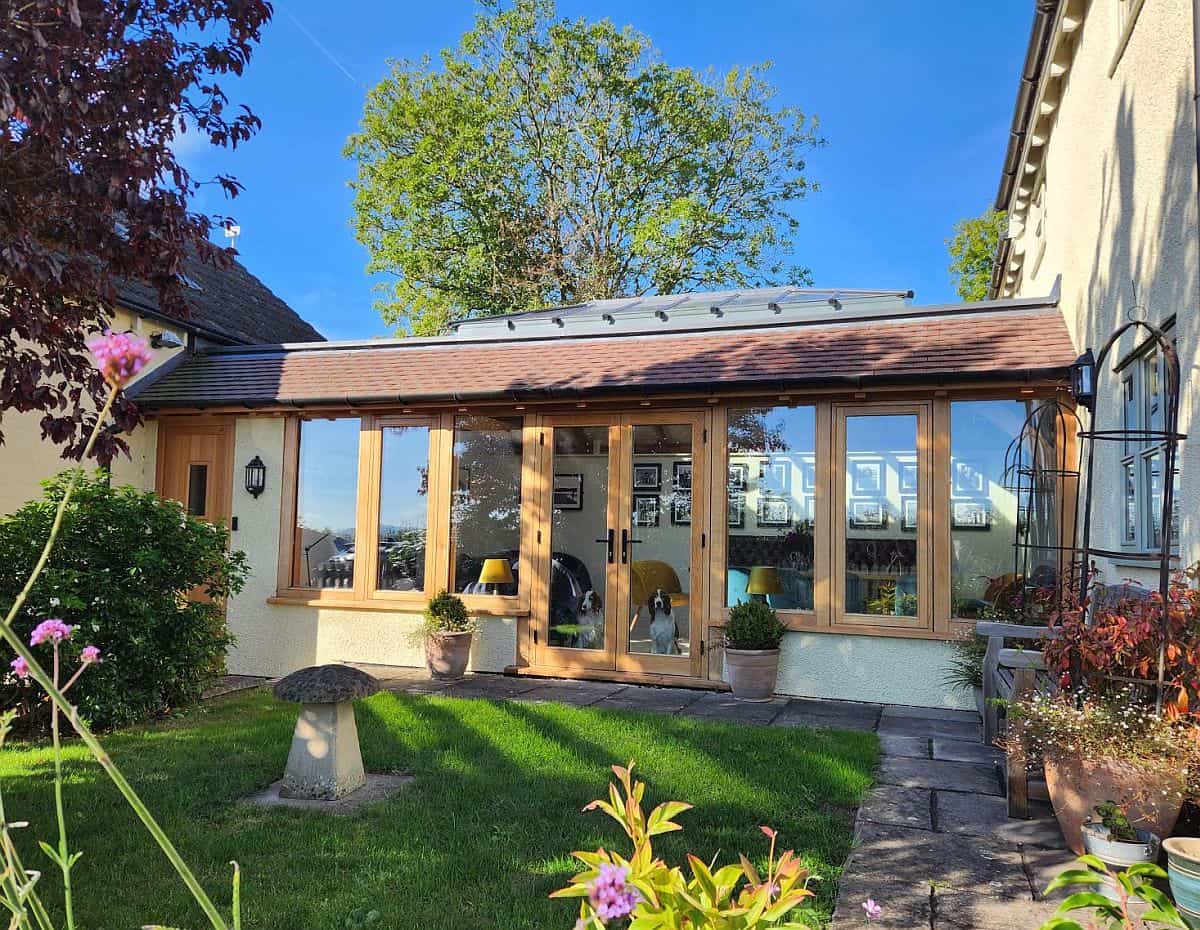 oak orangery extension