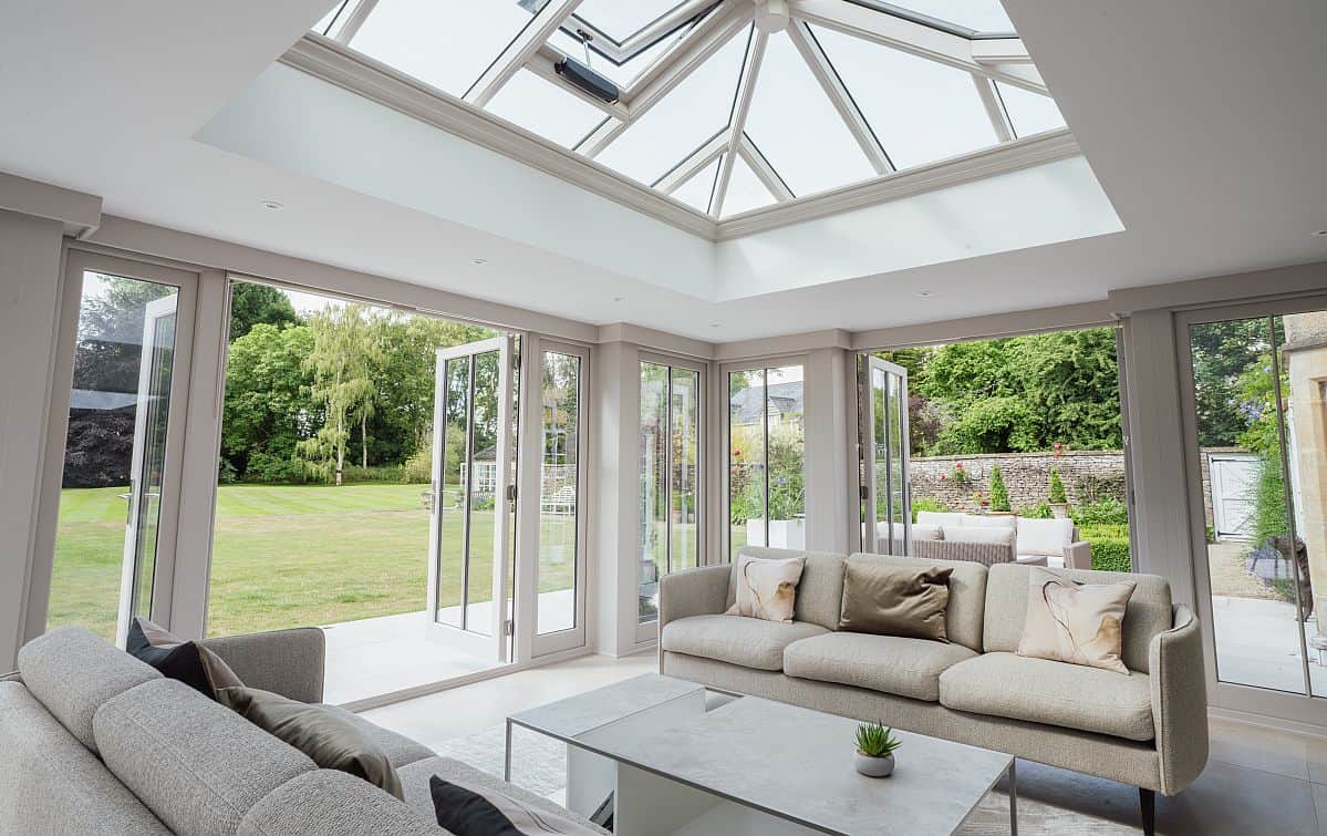 luxury garden room interior