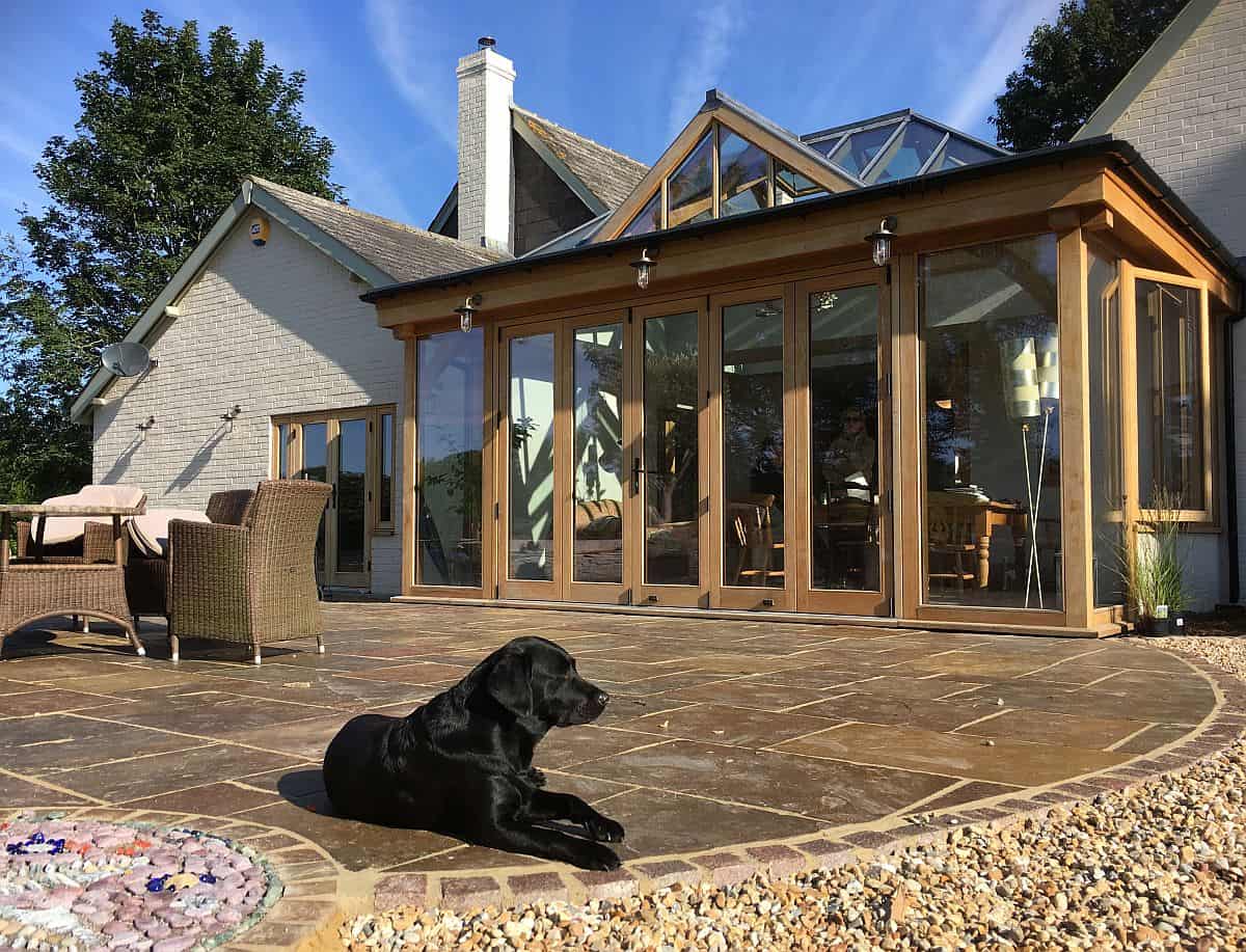 bespoke oak framed orangery