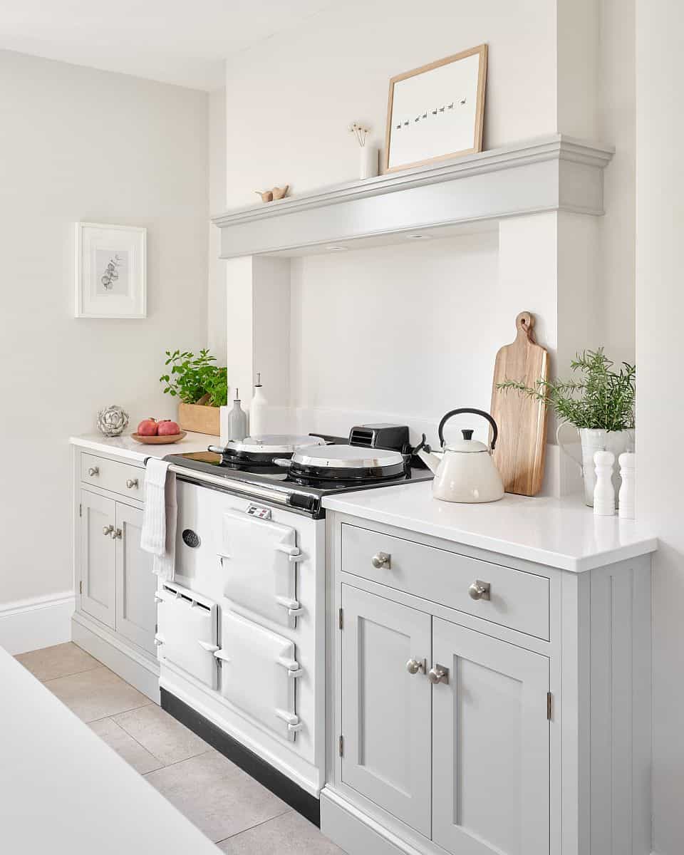 bespoke kitchen with Aga