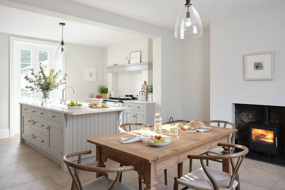 luxury open plan kitchen in wells