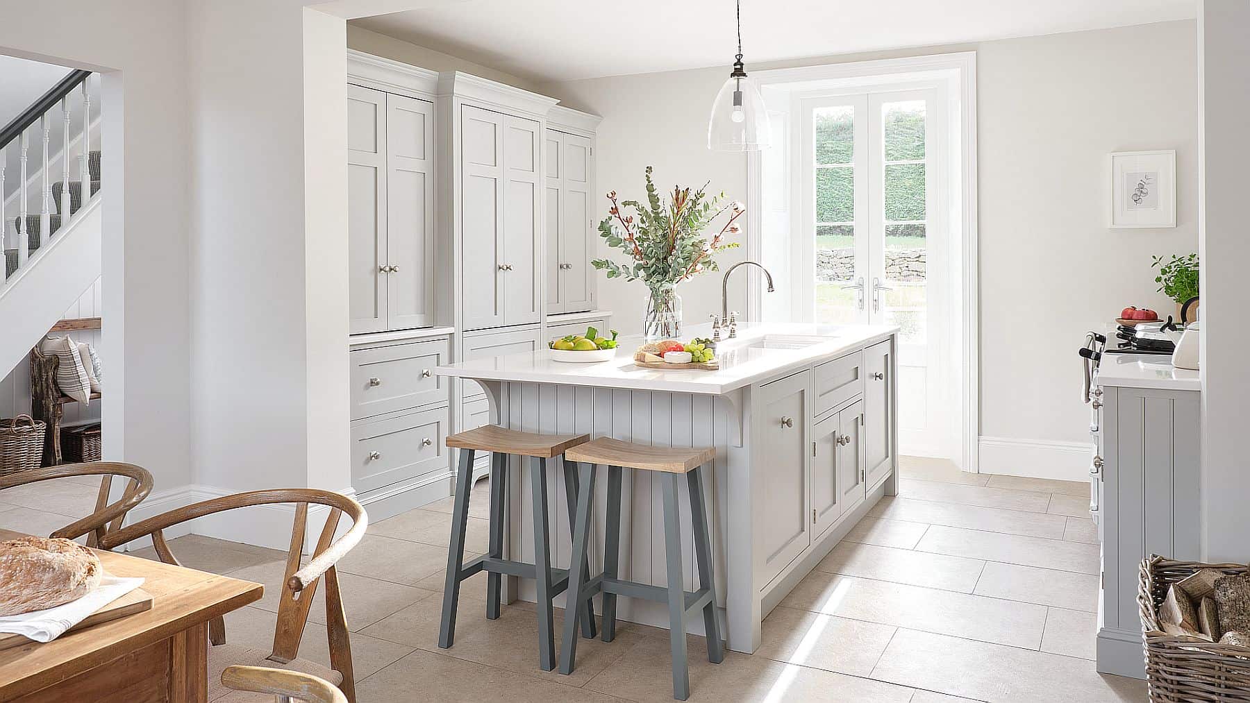 solid oak farmhouse kitchen