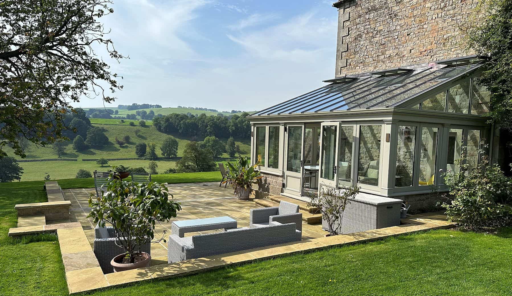 luxury lean to conservatory