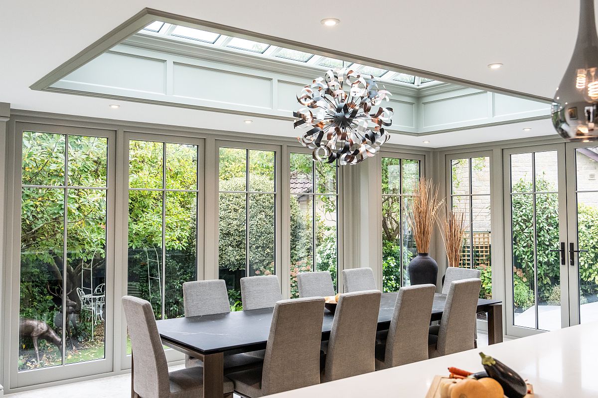 bespoke kitchen orangery dining room