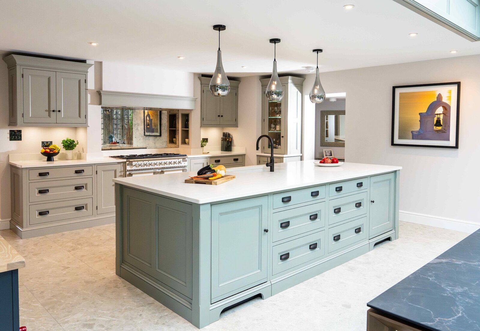 bespoke kitchen orangery design somerset