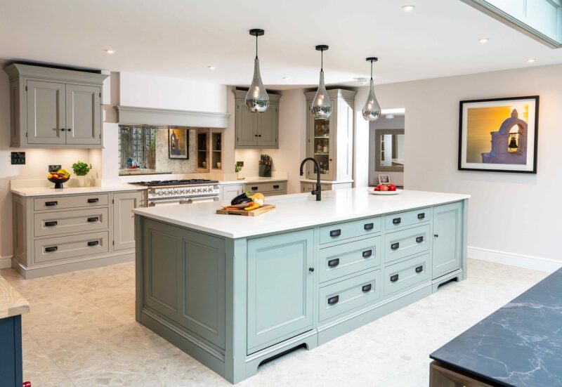 bespoke kitchen orangery design somerset