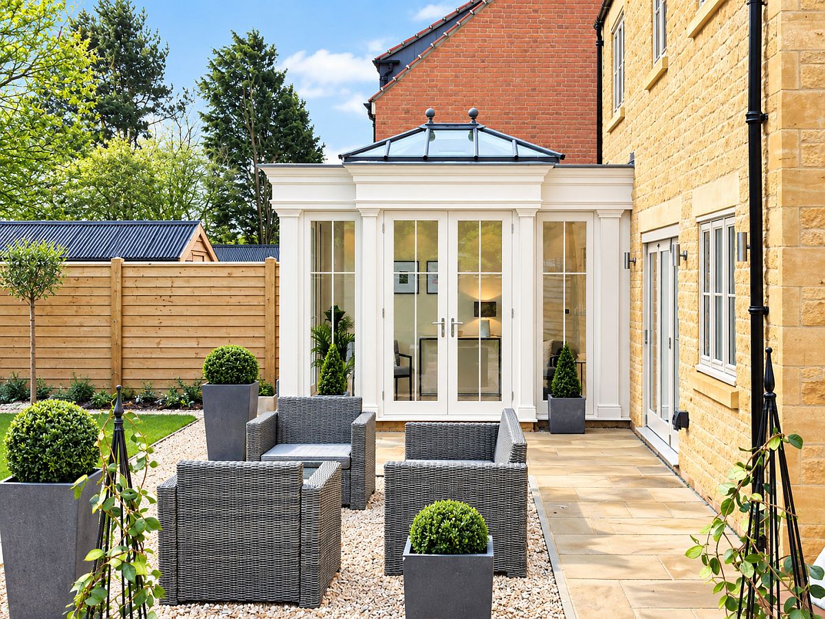 compact orangery exterior