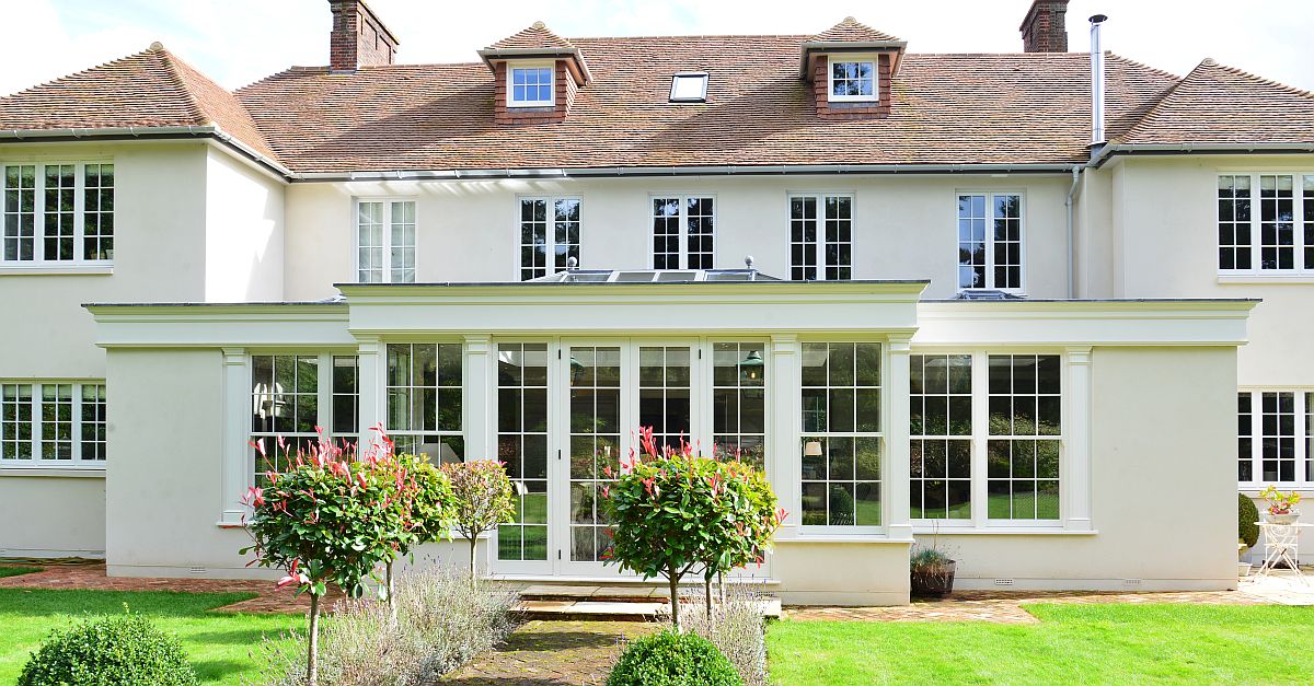 extra large bespoke orangery